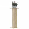 vidaXL Plantenstandaards 2 st 30x30x95 cm bewerkt hout sonoma eiken