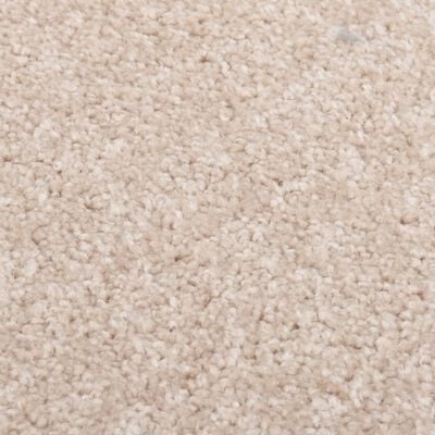 vidaXL Vloerkleed kortpolig 80x150 cm donkerbeige