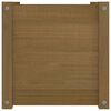 vidaXL Plantenbak 40x40x40 cm massief grenenhout honingbruin