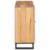 vidaXL Hoge kast met opslag Bruin 90 x 33 x 75 cm Massief Mango Hout