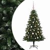 vidaXL Kunstkerstboom met Ballen 150 cm 150 LED's Warmwit