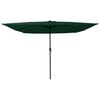 vidaXL Tuinparasol Groen 295 x 295 x 245 cm Polyester en staal