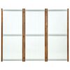vidaXL Kamerscherm met 3 panelen 210x170 cm crèmewit