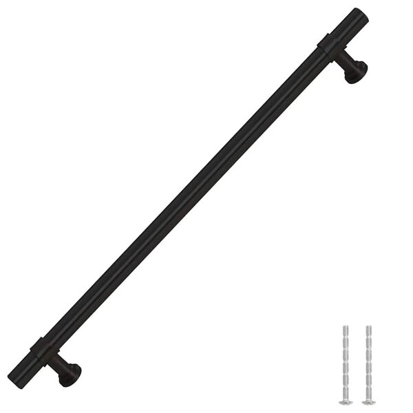 vidaXL Handvatten 5 st 224 mm roestvrij staal zwart