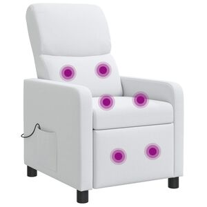 vidaXL Relaxfauteuil Wit Stof