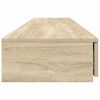 vidaXL Bedlades Sonoma Eiken 200 x 36,5 x 16,5 cm Bewerkt hout