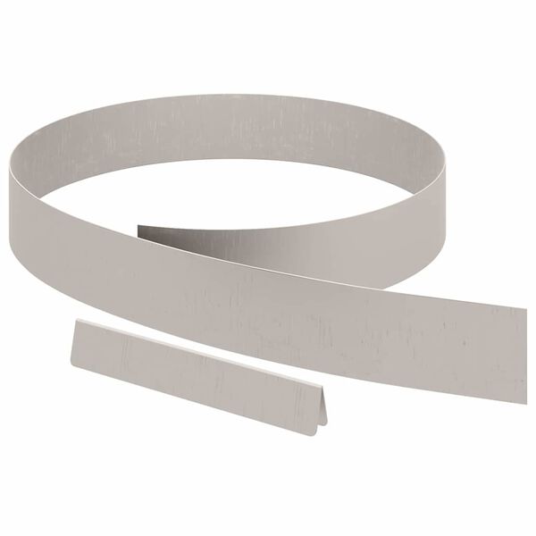 vidaXL Tuinrand 4 pcs Roestig 450 x 0.05 x 15 cm Cortenstaal