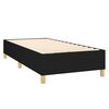 vidaXL Boxspring bed 100x200 cm stof zwart