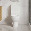 vidaXL Toiletbril soft-close met quick-release ontwerp wit