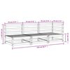 vidaXL Tuinbank 3-zits massief grenenhout wit