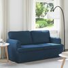 vidaXL Bank 140cm Blauw Metaal