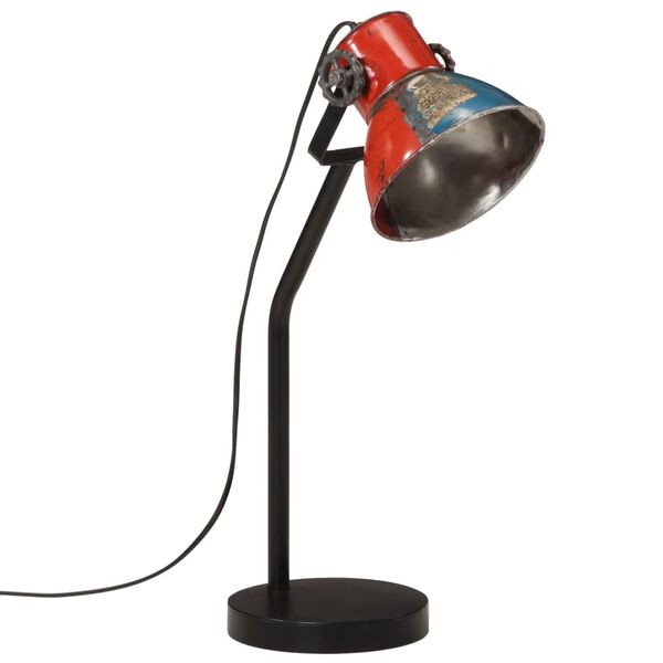 vidaXL Bureaulamp 25 W E27 17x17x60 cm meerkleurig