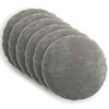 vidaXL Kussensloop 6 pcs HEERLEN Donkergrijs &Oslash; 40 cm Chenille Stof