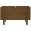 vidaXL Plantenbak verhoogd 101x50x57 cm massief grenenhout honingbruin