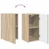 vidaXL Tv-meubelset 4 pcs Sonoma Eiken Bewerkt hout