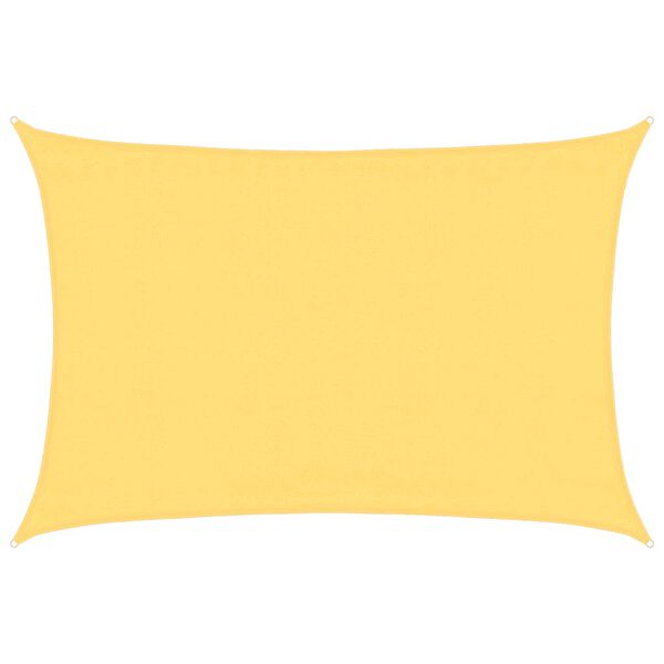 vidaXL Zonnezeil 160 g/m² 3,5x4,5 m HDPE beige