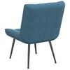 vidaXL Relaxstoel 64x74x84 cm fluweel blauw