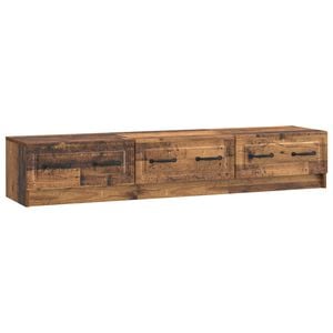 vidaXL TV-kast 147 x 34,5 x 27 cm Oud hout Bewerkt hout