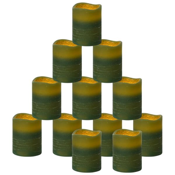 vidaXL LED-kaarsen vlamloos met afstandsbediening 24 st warmwit