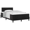 vidaXL Boxspringbed met hoofdeinde Zwart 120 x 200 cm Fluweel