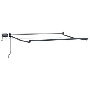 vidaXL Elektrisch uitschuifbaar zonnescherm frame Antraciet 2,5 x 2 m