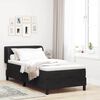 vidaXL Boxspringbed met matras Zwart 90 x 190 cm Fluweel