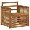 vidaXL Buiten Midden Sofa Naturel