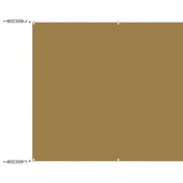 vidaXL Luifel verticaal 60x800 cm oxford stof beige