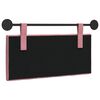 vidaXL Hangend Hoofdeinde Wandgemonteerd Roze 100 x 55 x 7 cm Fluweel