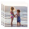 vidaXL Fotolijsten 3 st voor wand 50x50 cm MDF wit