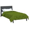 vidaXL Zomerdekbed Groen 200 x 135 cm Microfiber