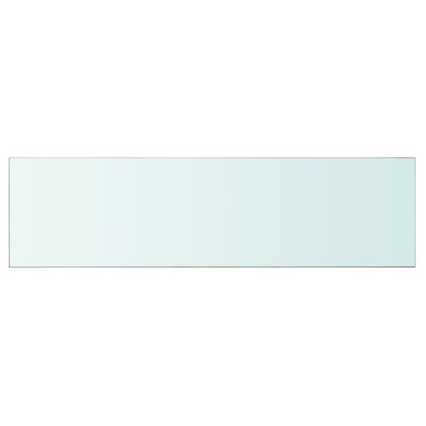 vidaXL Schappen 2 st 110x30 cm glas transparant