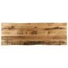 vidaXL Tafelblad met natuurlijke rand 120x40x2,5 cm massief mangohout