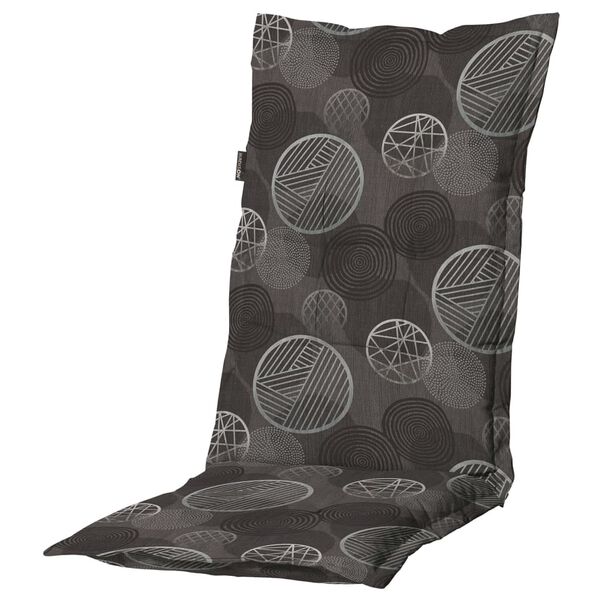 Madison Stoelkussen met hoge rug Circle 123x50 cm grijs