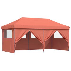 vidaXL Partytent 292 x 580 x 315 cm Terracotta Oxford Stof