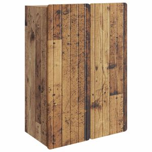 vidaXL Wandkast Oud hout 66 x 34,5 x 92 cm Bewerkt hout