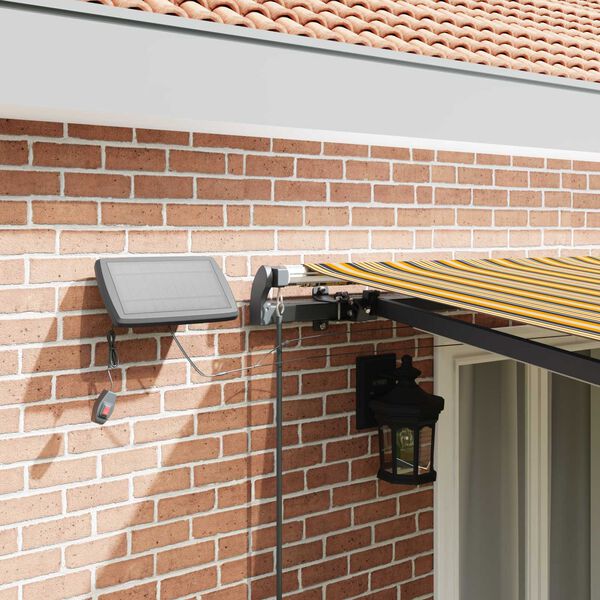 vidaXL Inklapbaar Zonnescherm Multikleur 500 &times;300 cm Stof