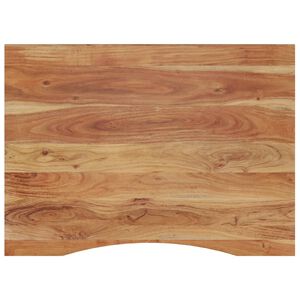 vidaXL Bureaublad rechthoekig 100x80x2,5 cm massief acaciahout
