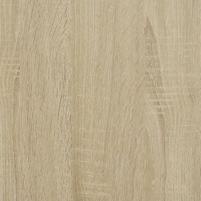 vidaXL Plantenstandaard 33x33x100 cm bewerkt hout sonoma eikenkleurig