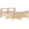 vidaXL Bedframe met hoofdbord massief grenenhout 150x200 cm