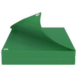 vidaXL Zeil met Oogjes Groen 3 x 4 m 140 gsm PE