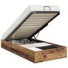 vidaXL Ottoman Bedframe Oudhout 203 x 100 x 25 cm Geconstrueerd hout