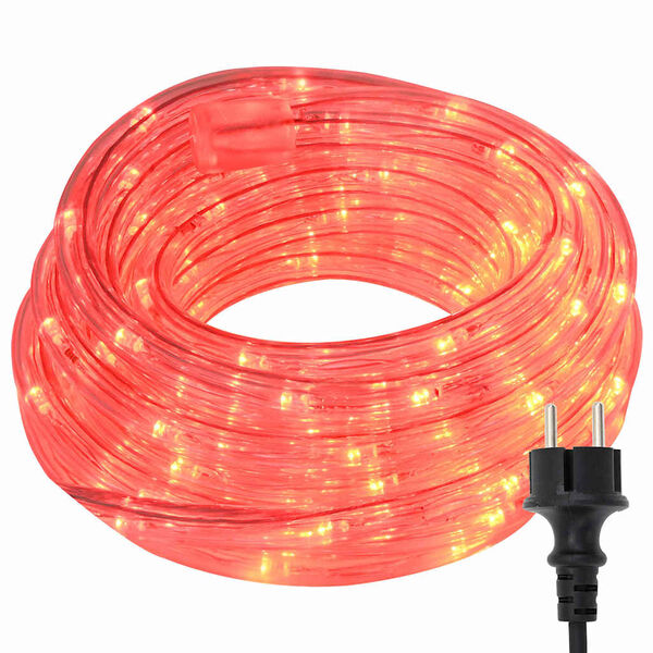 vidaXL Touwenlicht met 2400 LED Rood 100 m PVC