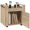 vidaXL Bureaukastje 60x45x60 cm bewerkt hout sonama eikenkleurig