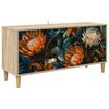 vidaXL Tv-meubel LOCHEM 102 x 33 x 50 cm Sonoma Bewerkt hout