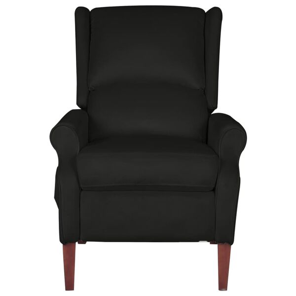 vidaXL Massagestoel verstelbaar fluweel zwart