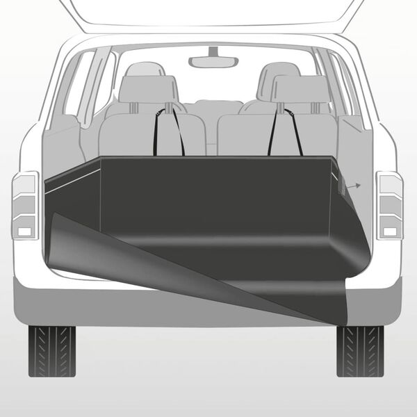 TRIXIE Kofferbakhoes voor honden 210x175 cm zwart