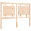 vidaXL Bedframe met hoofdbord massief hout