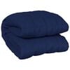 vidaXL Verzwaringsdeken 220x230 cm 15 kg stof blauw