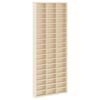 vidaXL Muurdisplaykast Muurmontage Beige 30 x 4,5 x 75 cm Bewerkt hout